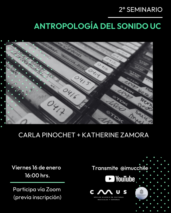 Carla Pinochet at the 2nd UC Sound Anthropology Seminar | Day 2
