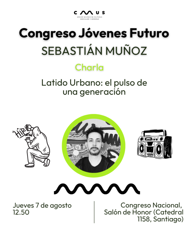 Sebastián Muñoz will give a talk at Congreso Jóvenes Futuro