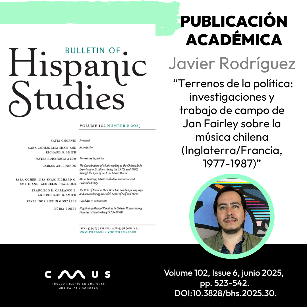 Javier Rodríguez publicó un artículo en Bulletin of Hispanic Studies