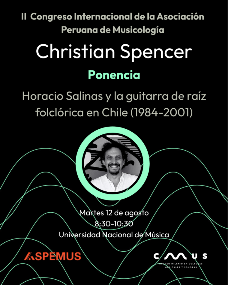 Christian Spencer to participate in the II International Congress of ASPEMUS
