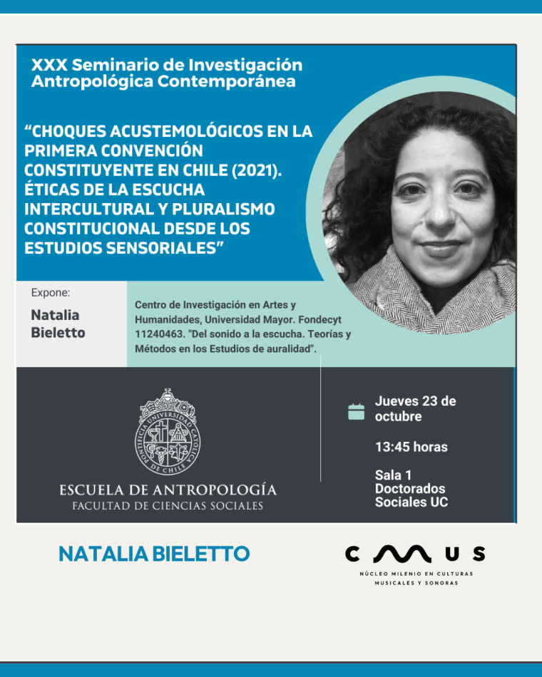 Natalia Bieletto will give a lecture at the Catholic University