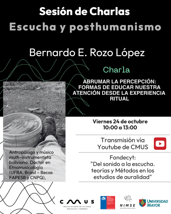 Bernardo Rozo is the new guest of the Listening and Posthumanism series.