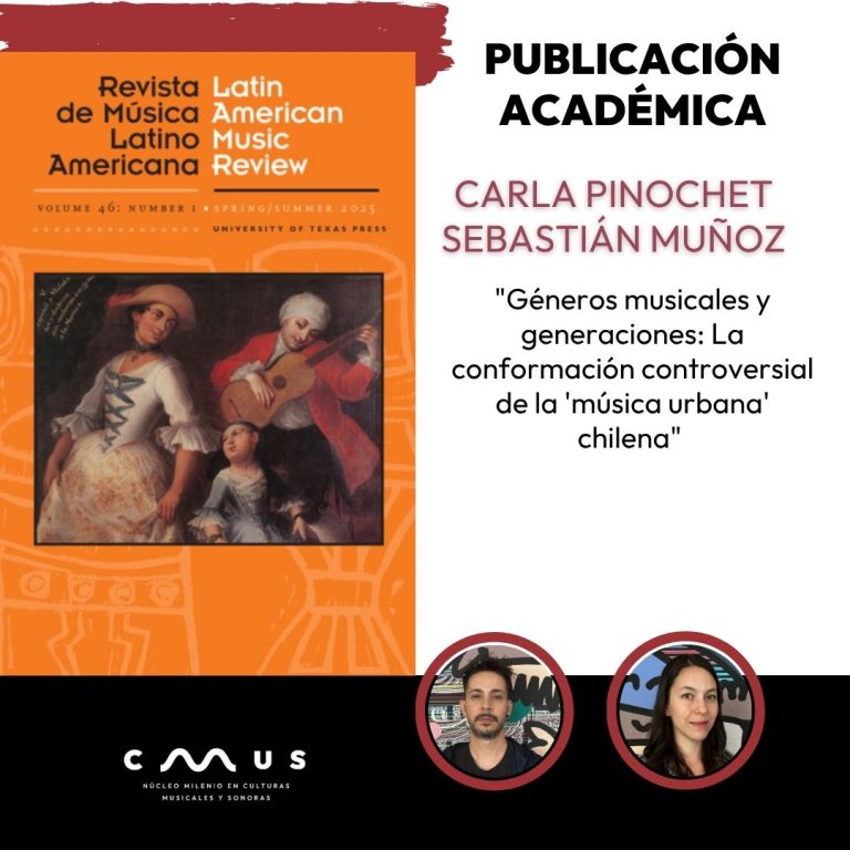Carla Pinochet y Sebastián Muñoz publican artículo sobre música urbana