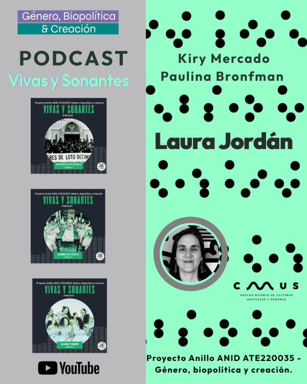 Listen to the Vivas y Sonantes podcast featuring Laura Jordán