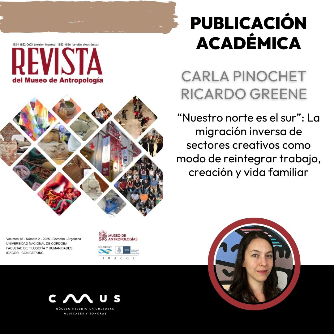 Carla Pinochet publishes an academic article in the Journal of the Museum of Anthropology