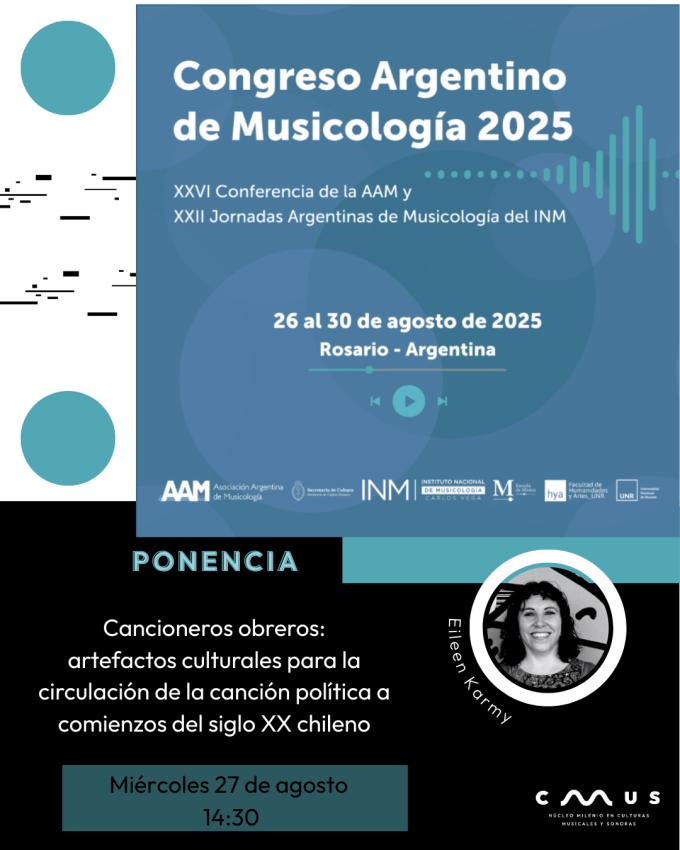 Martín Liut will participate in the Argentine Congress of Musicology