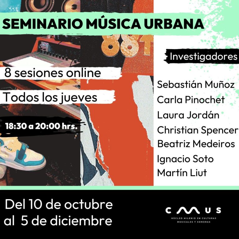 Convocatoria Seminario Música Urbana