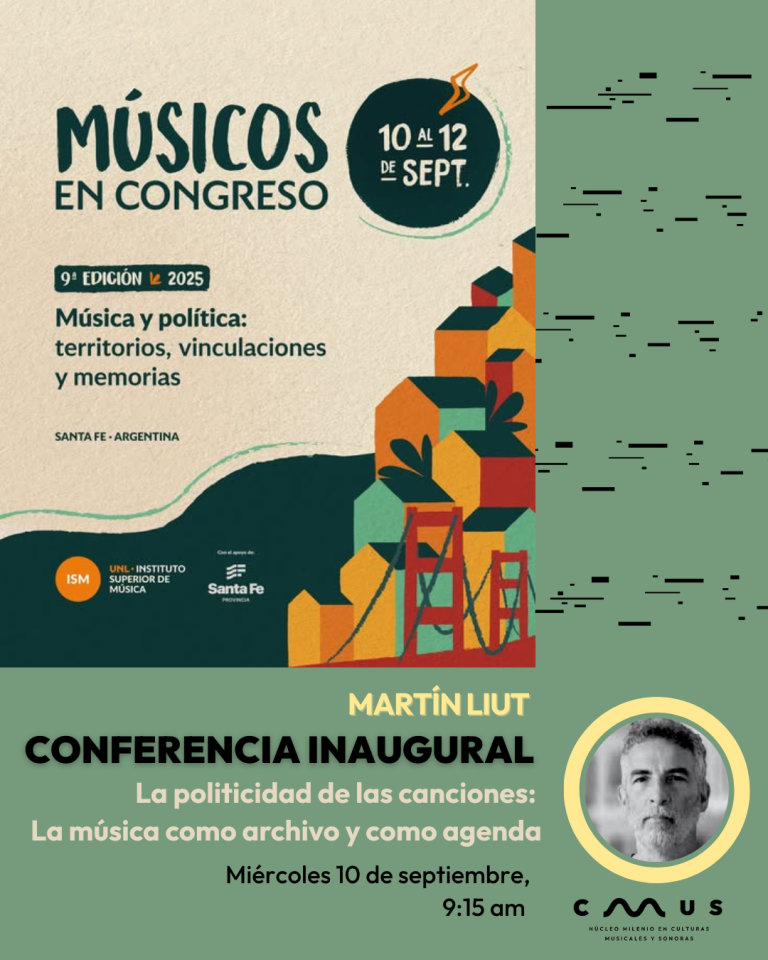 Martín Liut dará conferencia inaugural en Músicos en Congreso