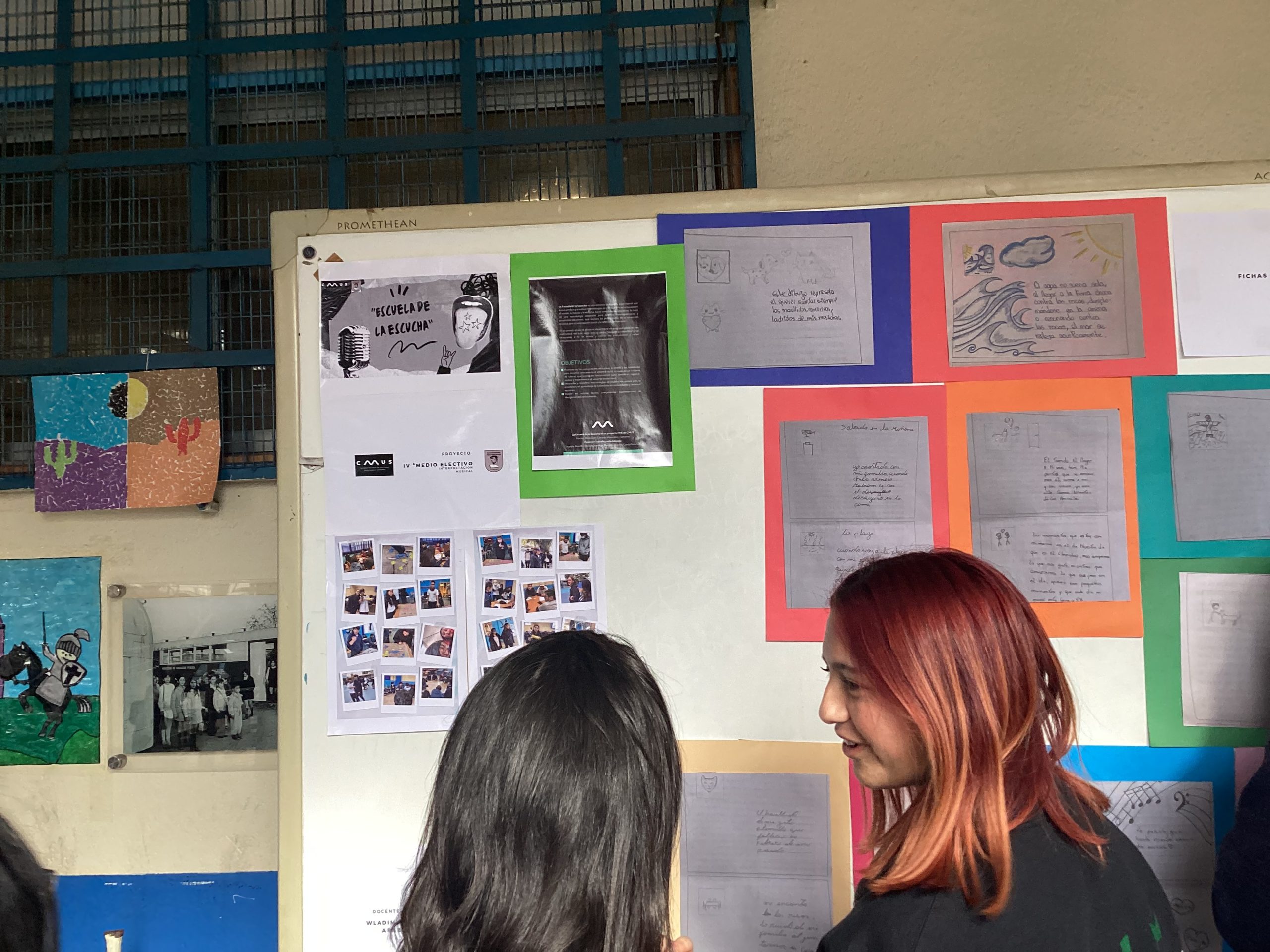 6 schools throughout Chile participate in the School of Listening