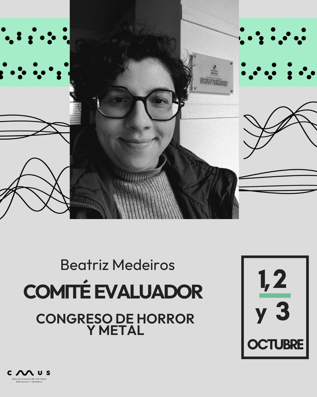 Beatriz Medeiros en 2° Congreso de Horror y Metal