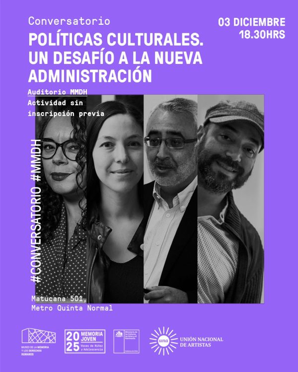 Carla Pinochet will participate in the discussion at the Museum of Memory and Human Rights