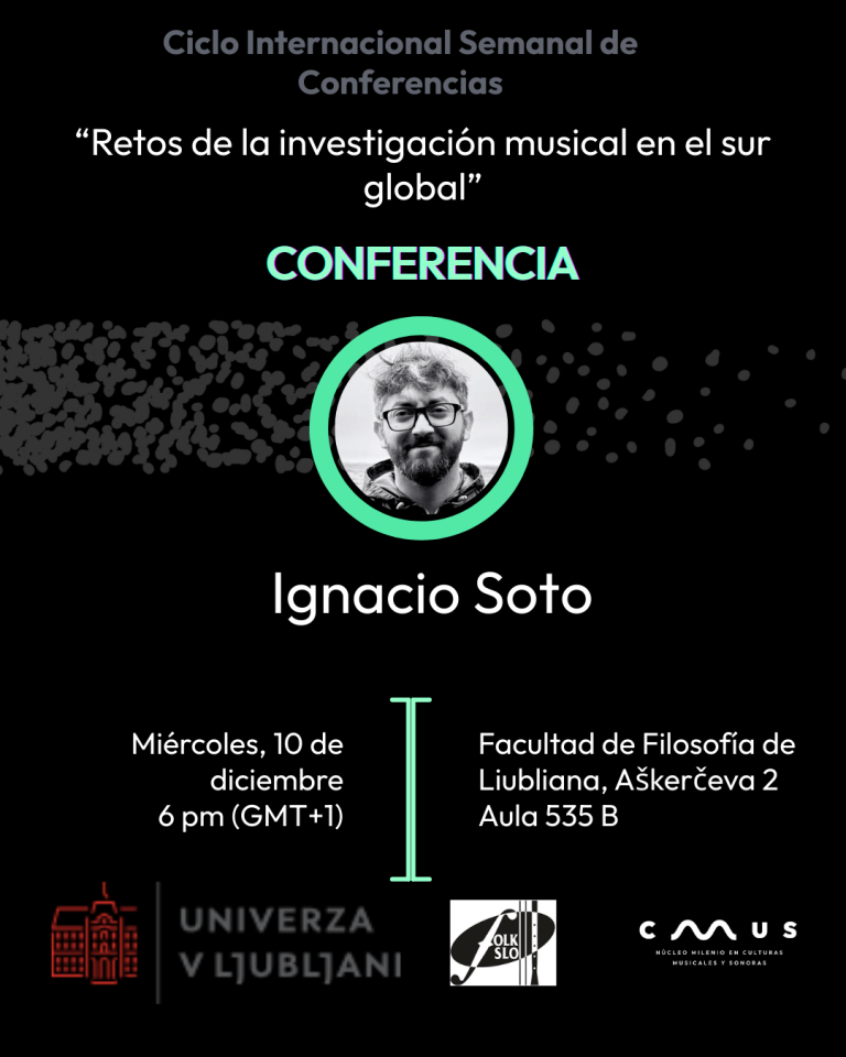 Ignacio Soto dará conferencia en Universidad de Liubliana