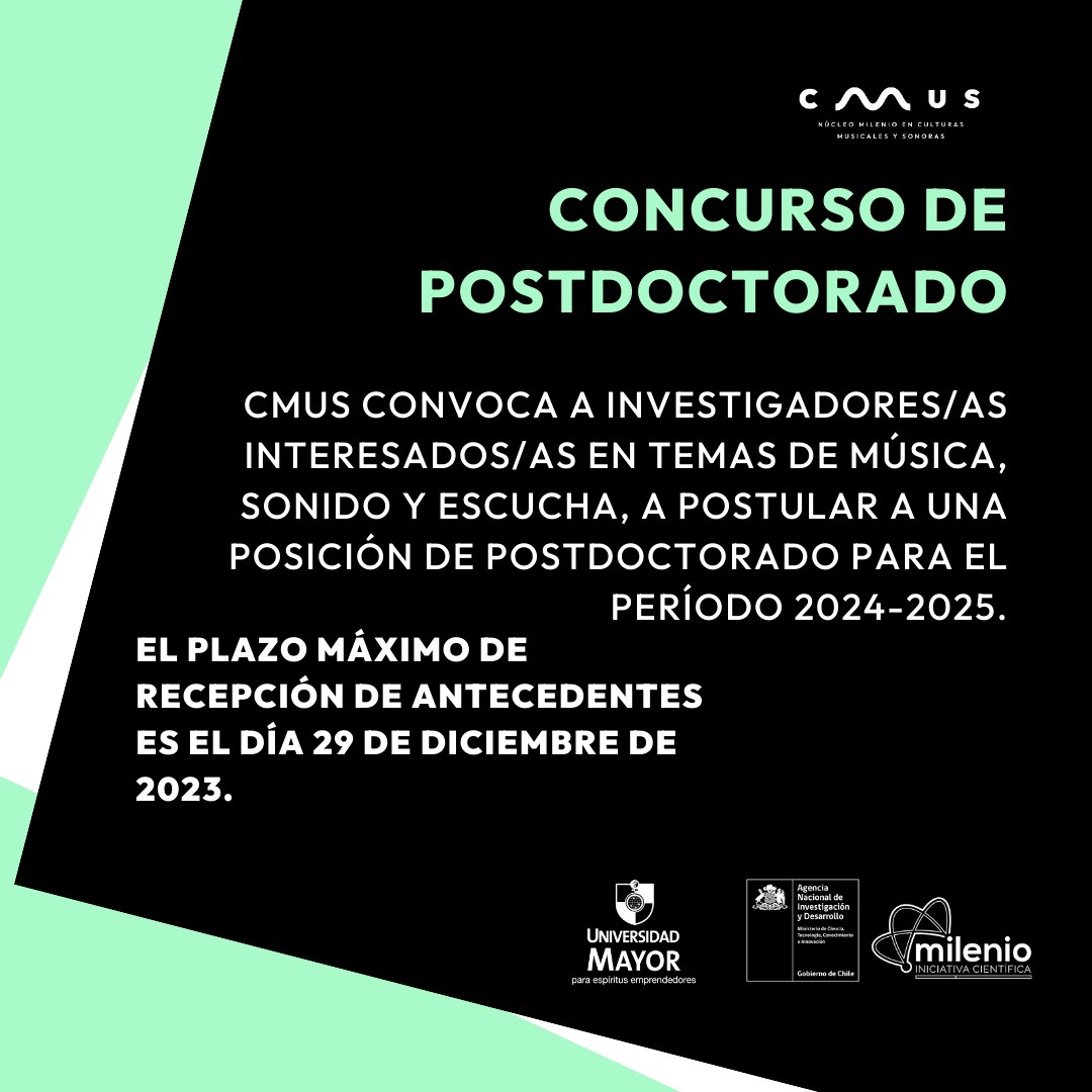 Convocatoria a Investigadores Postdoctorales CMUS