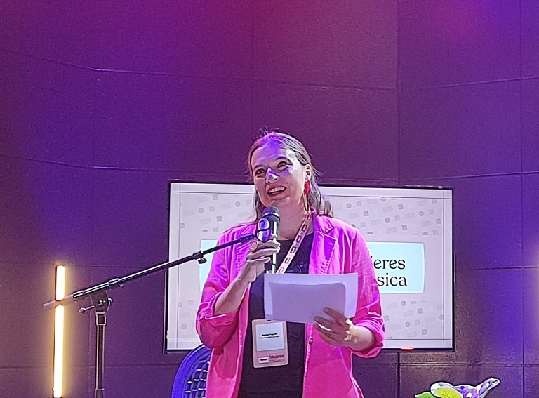 Daniela Fugellie abre Congreso Mujeres en la Música de la SCD