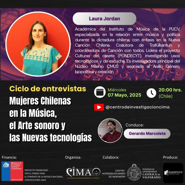 Laura Jordán en Mujeres Chilenas en la Música