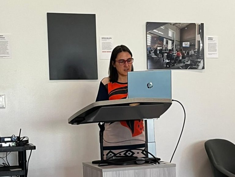 Laura Jordán en la Universidad de Denver