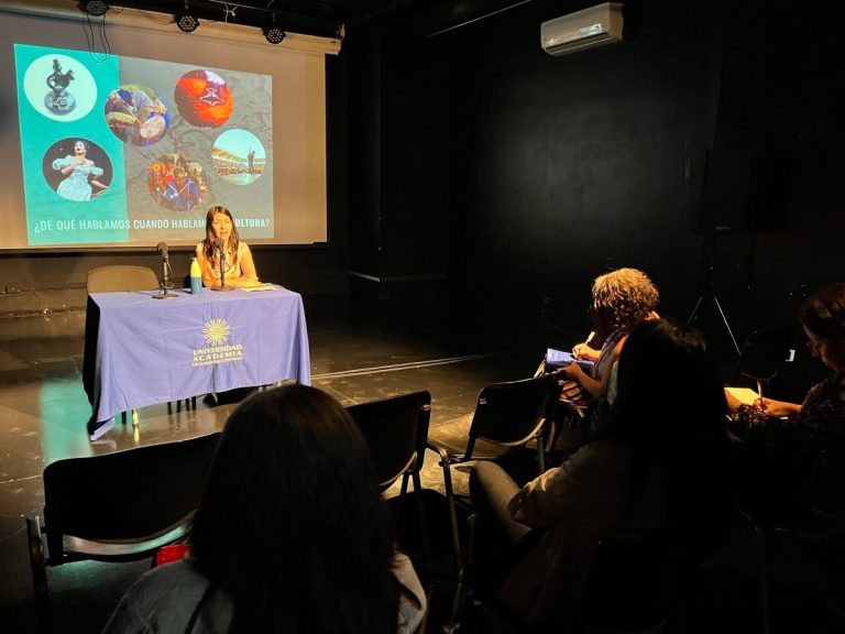 Charla inaugural de Carla Pinochet en la Universidad Academia de Humanismo Cristiano