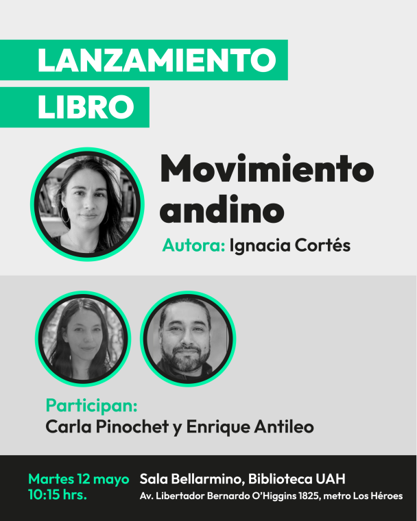 Carla Pinochet at the launch of the book Andean Movement