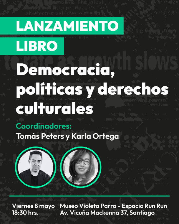 Tomás Peters presented his book at the Violeta Parra Museum