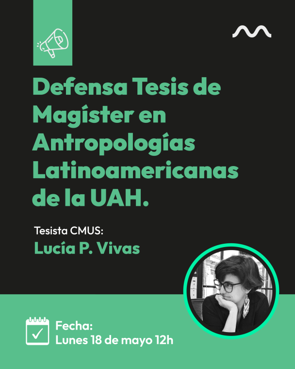 Lucía P. Vivas defended her Master's thesis at Alberto Hurtado University