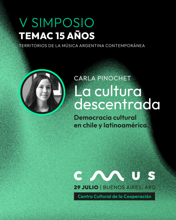 Carla Pinochet en el V Simposio Temac